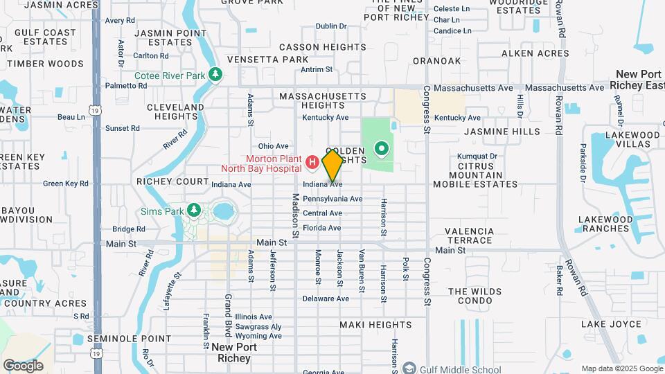 6122 Indiana Ave Map and Location Details