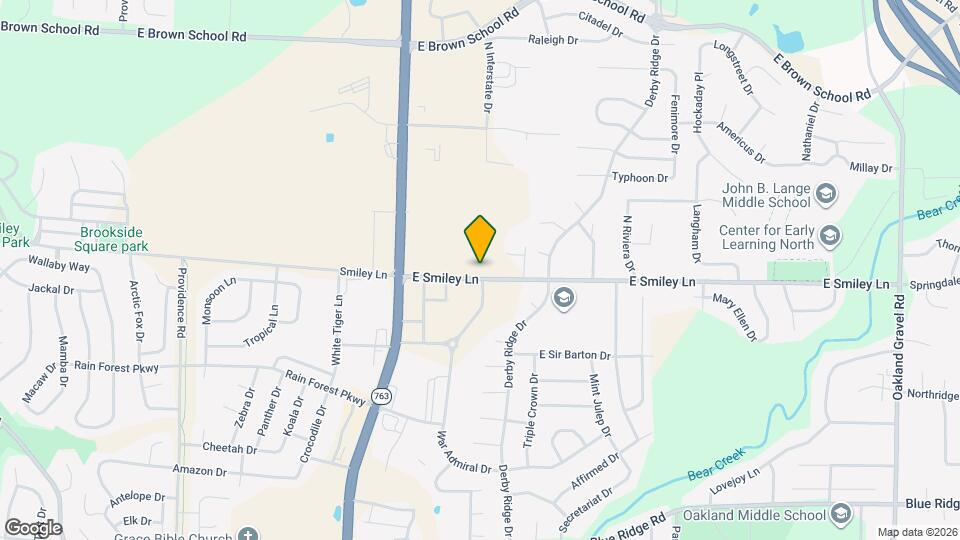 1303 E Smiley Ln Map and Location Details