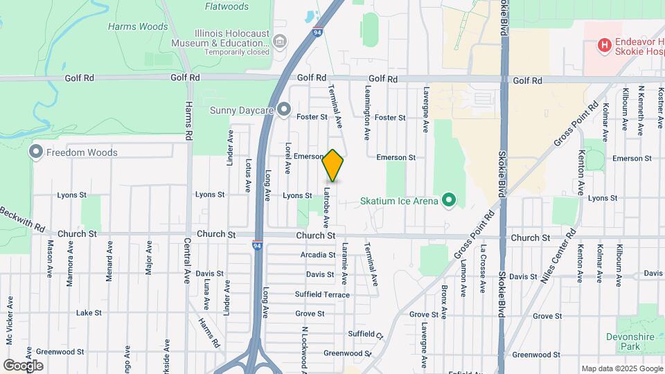 9311 Latrobe Ave Map and Location Details
