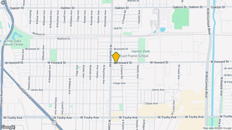 3923 W Howard St Mapa y Detalles de la Ubicación