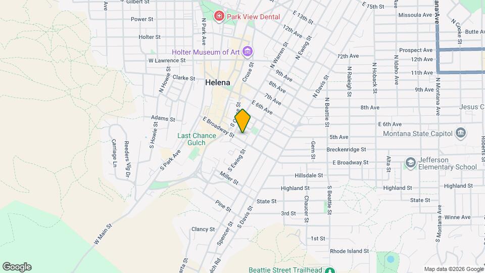 214 E Broadway St, Unit General Rental Application Map and Location Details