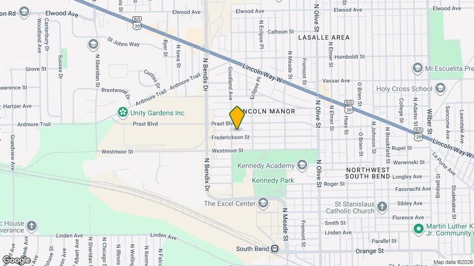 2913 Fredrickson St Mapa y Detalles de la Ubicación