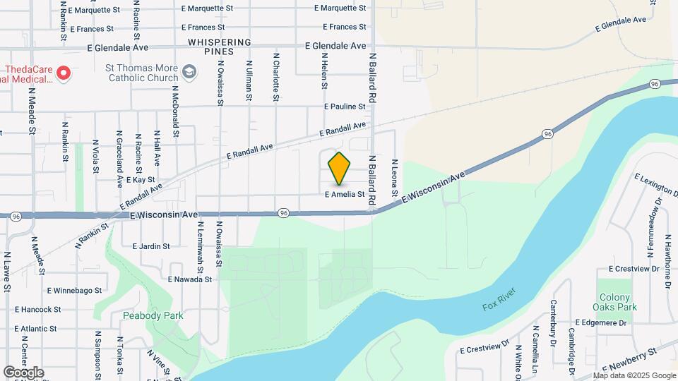 1734-1736 E Amelia St Map and Location Details