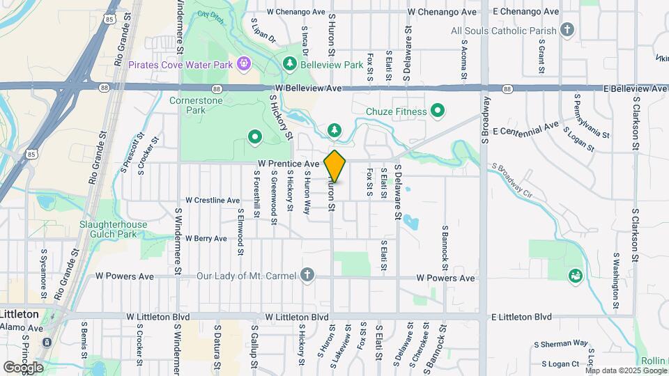 5366 S Huron St Map and Location Details