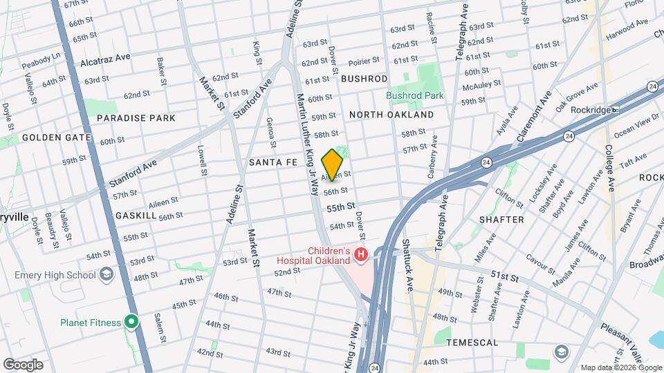 756 56th St Map and Location Details