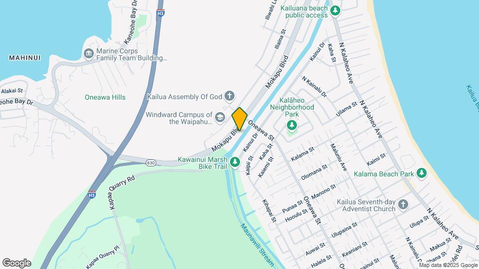 1320 Mokapu Blvd Map and Location Details