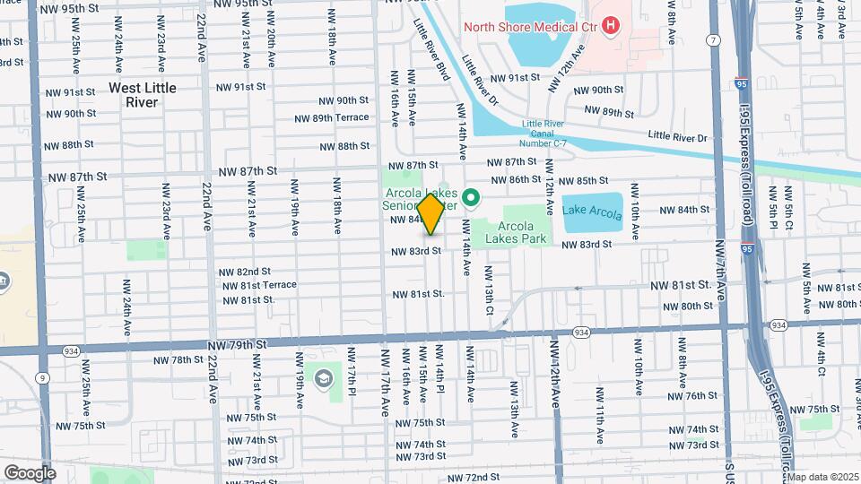 8351 NW 15th Ave-Unit -2 Map and Location Details