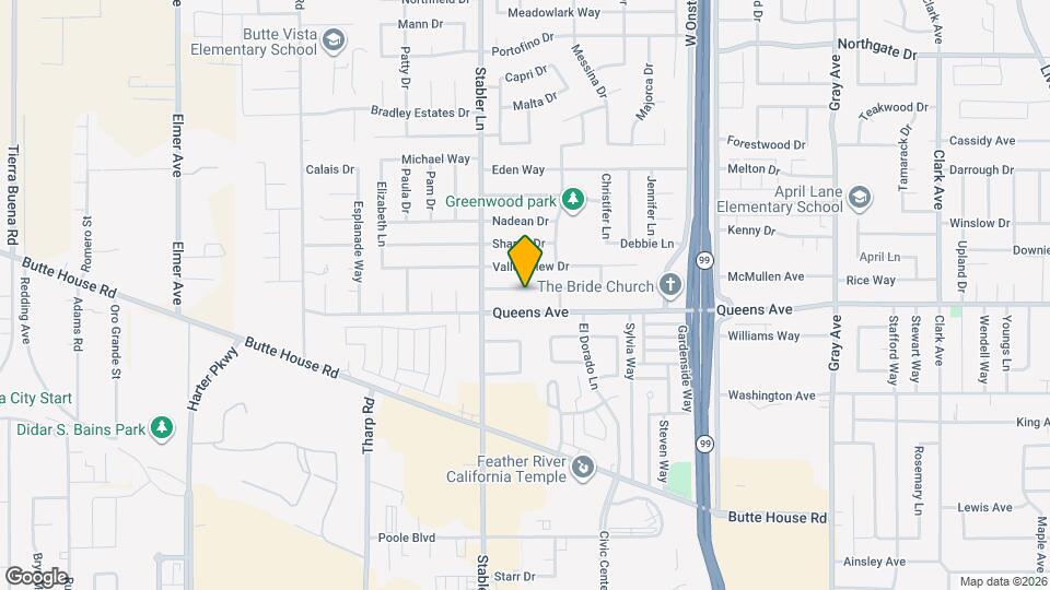 1540 Peach Tree Ln Map and Location Details