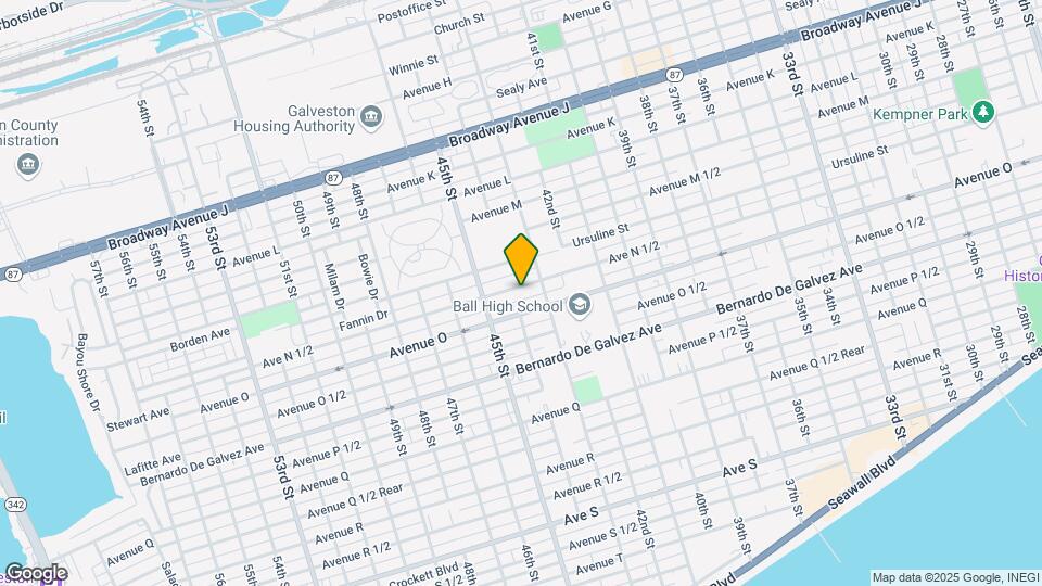 4317 Ave N 1/2 Map and Location Details