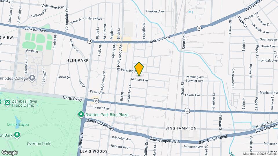 2554 Selman Ave Map and Location Details