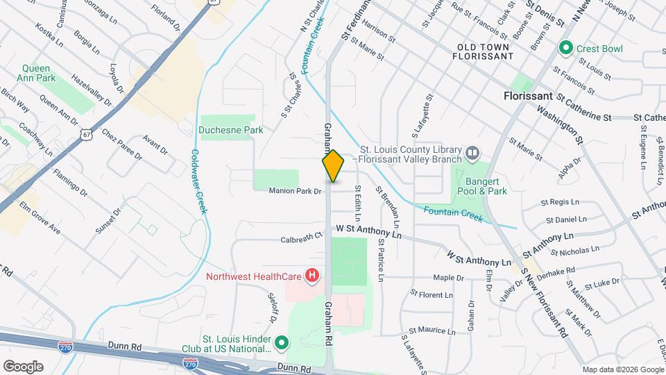 660 Graham Rd Map and Location Details