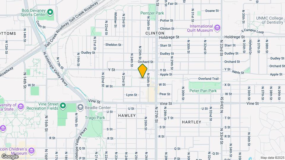 944 N 25th St Map and Location Details