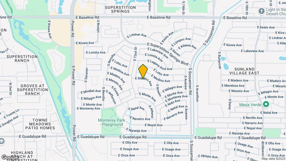7255 E Madero Ave Map and Location Details