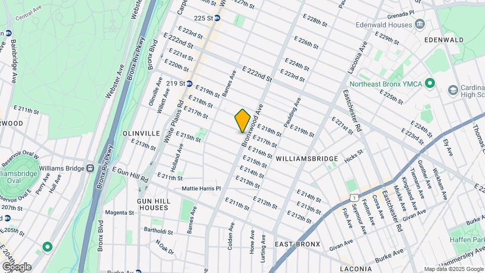3717 Bronxwood Mapa y Detalles de la Ubicación