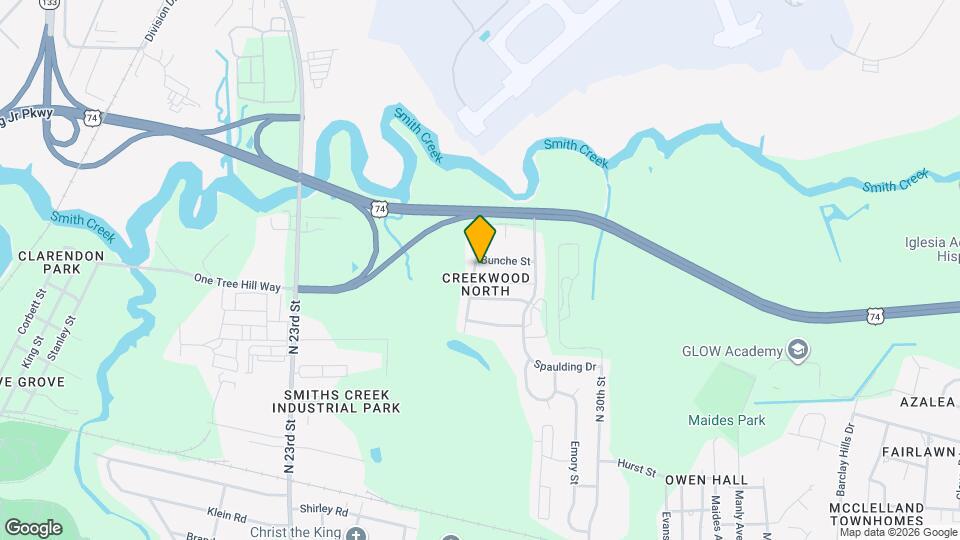 1502 N 26th St Map and Location Details