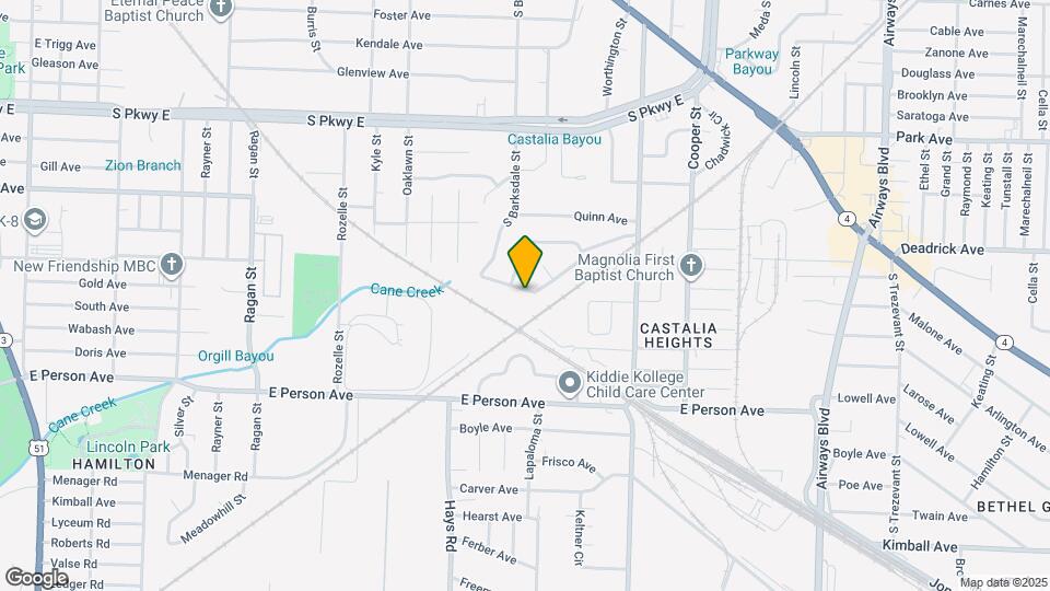 1917 Cloverdale Dr Map and Location Details