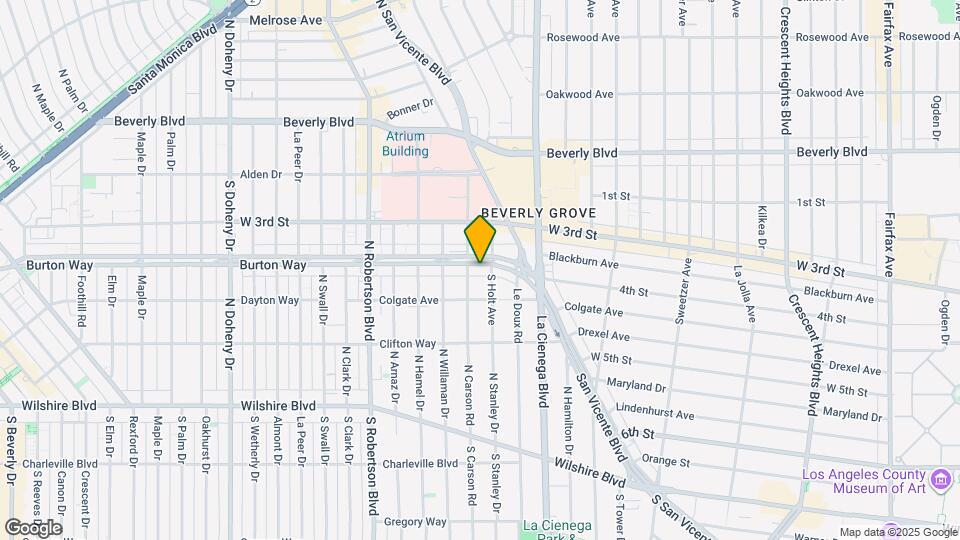 8568 Burton Way Map and Location Details