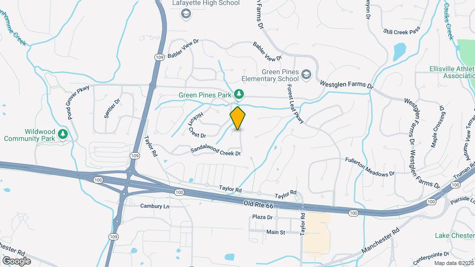 15951 Sandalwood Creek Dr Map and Location Details