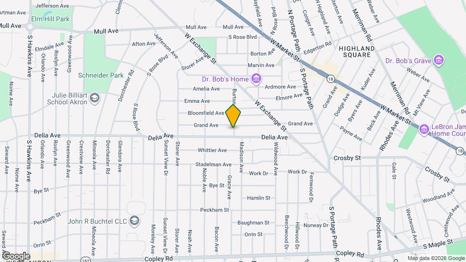 202 Burton Ave Map and Location Details