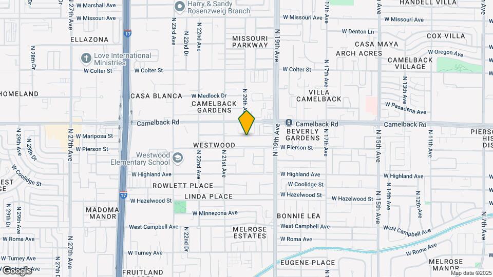 U @ 19th Apartments Mapa y Detalles de la Ubicación