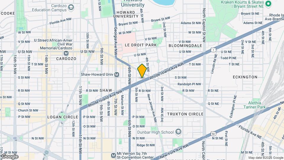 1740 New Jersey Ave NW Map and Location Details