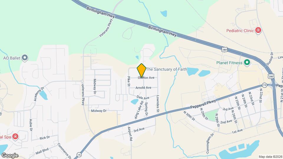 1300 Spring Dr Map and Location Details