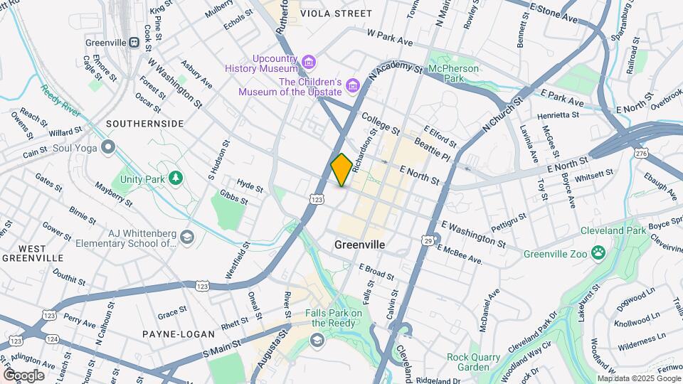 Greenville Summit Apartments Map and Location Details