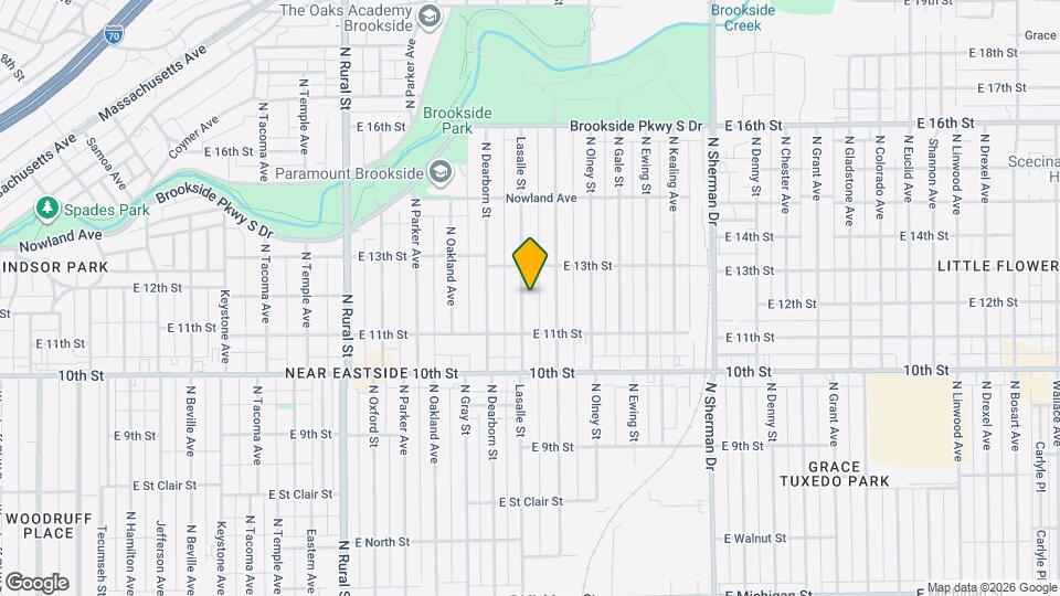 1133 Lasalle St Map and Location Details