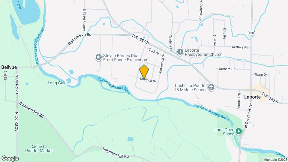 4113 Shannon Dr Mapa y Detalles de la Ubicación