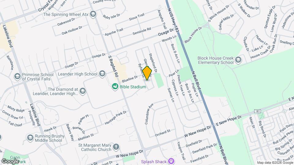 2412 Byfield Dr Map and Location Details