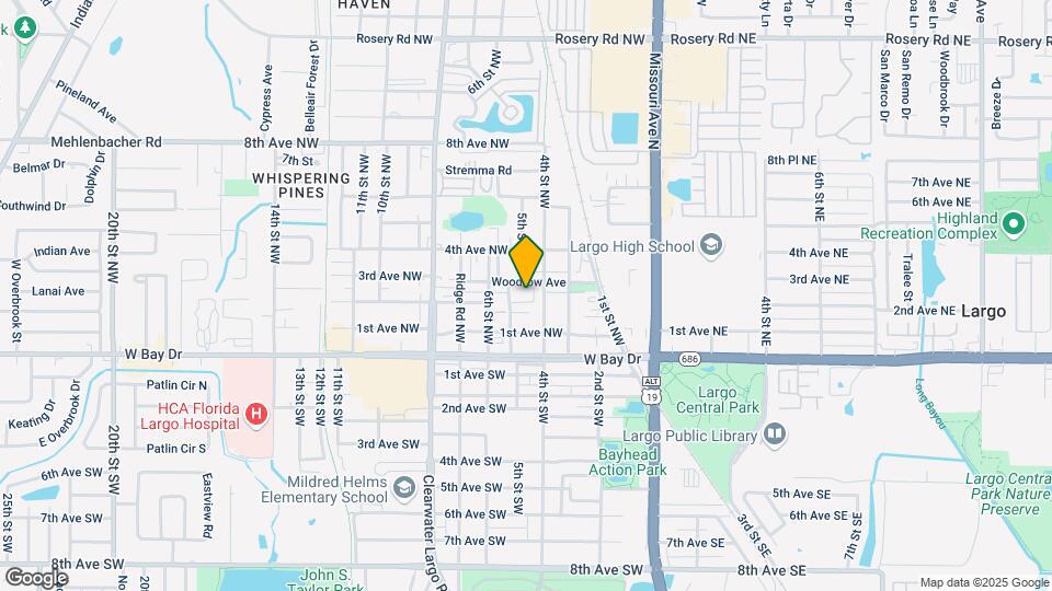 417 Woodrow Ave Mapa y Detalles de la Ubicación