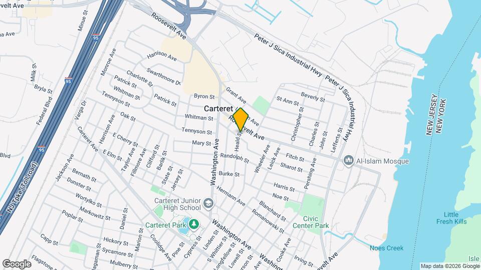 132 Heald St Mapa y Detalles de la Ubicación