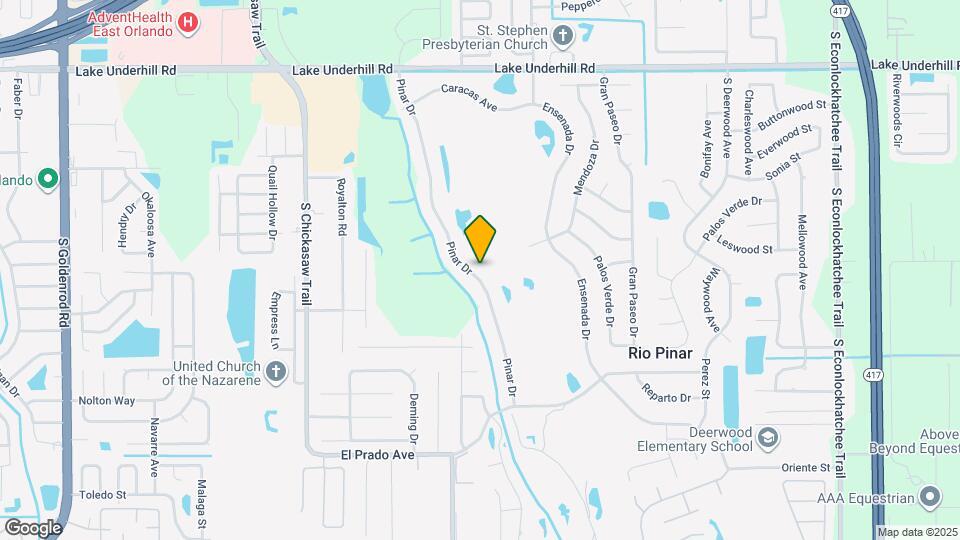 1111 Pinar Dr Map and Location Details