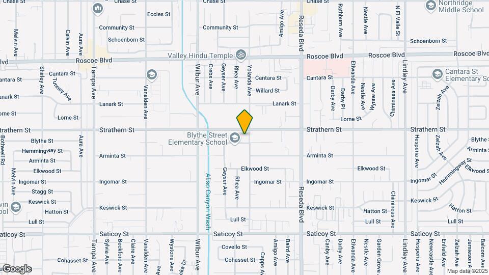 7945 Yolanda Ave Map and Location Details
