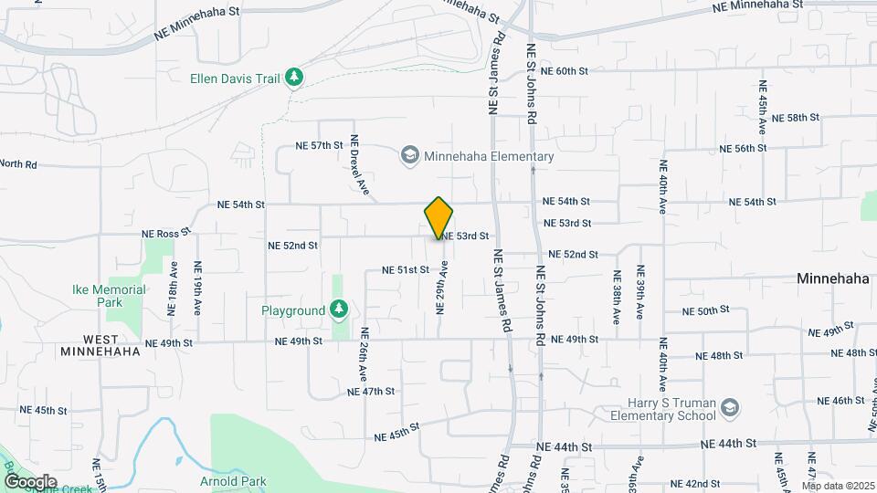 5206 NE 29th Ave Map and Location Details