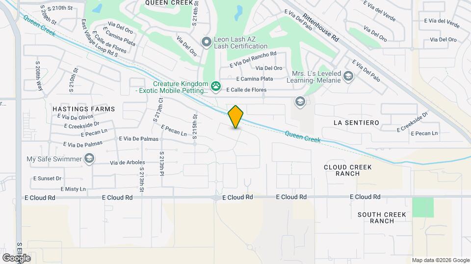 21687 E Arroyo Verde Dr Map and Location Details