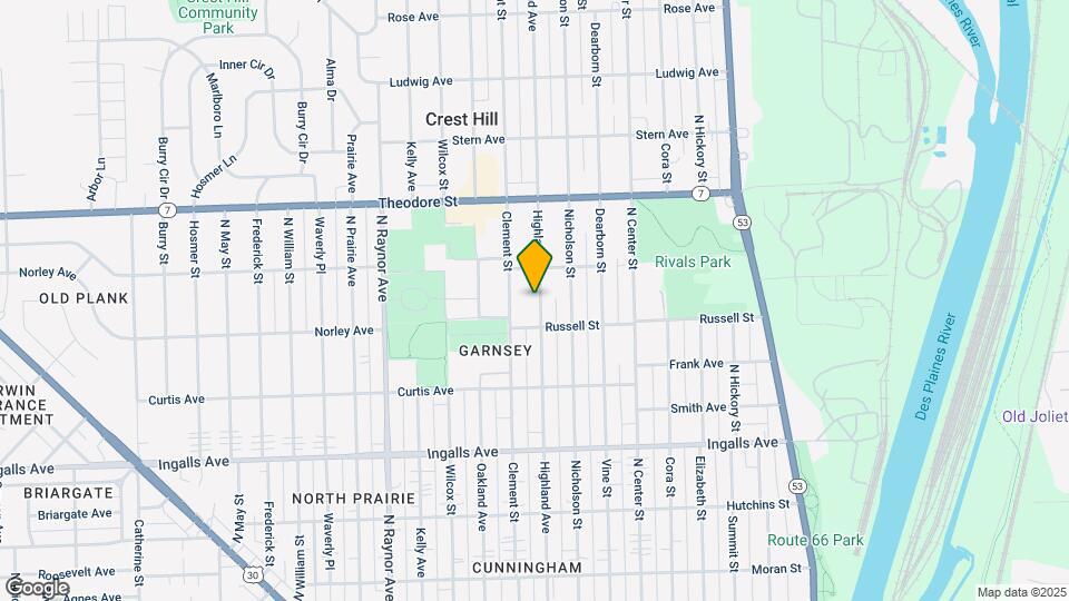 1411 Highland Ave Mapa y Detalles de la Ubicación