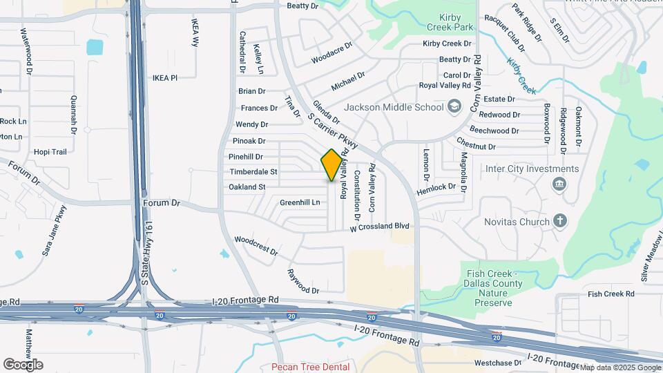 3614 Pinoak Dr Map and Location Details