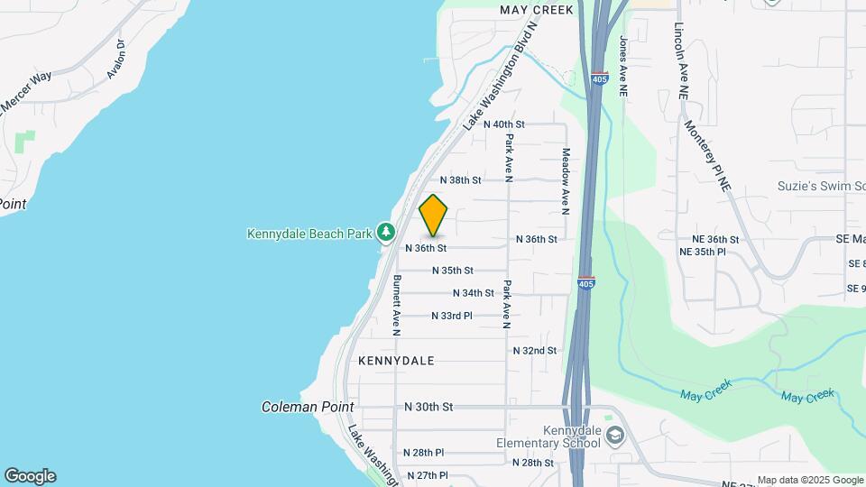 1006 N 36th St Map and Location Details