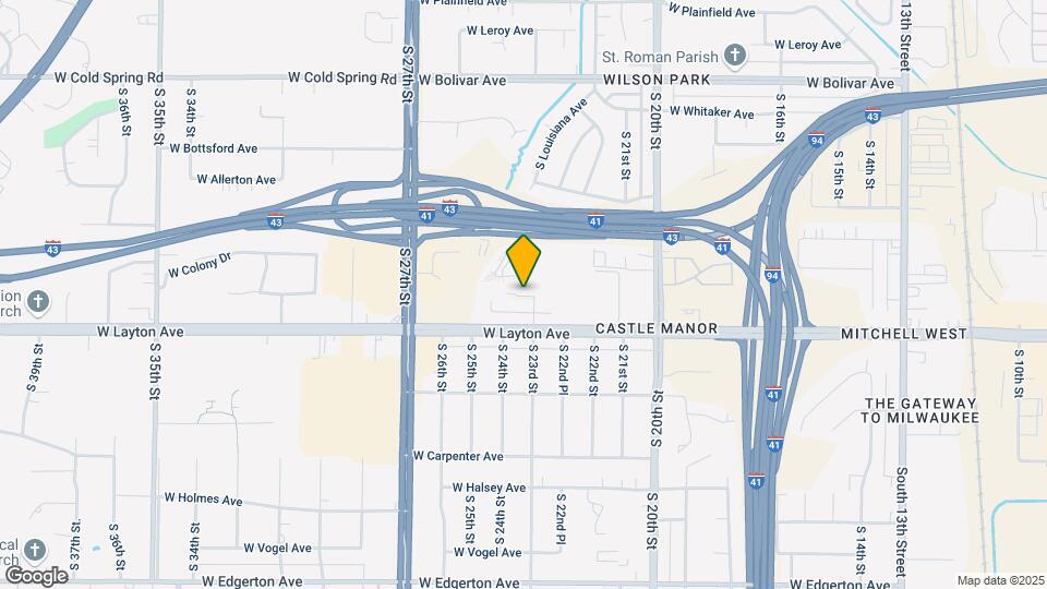 4635 S 23rd St Map and Location Details