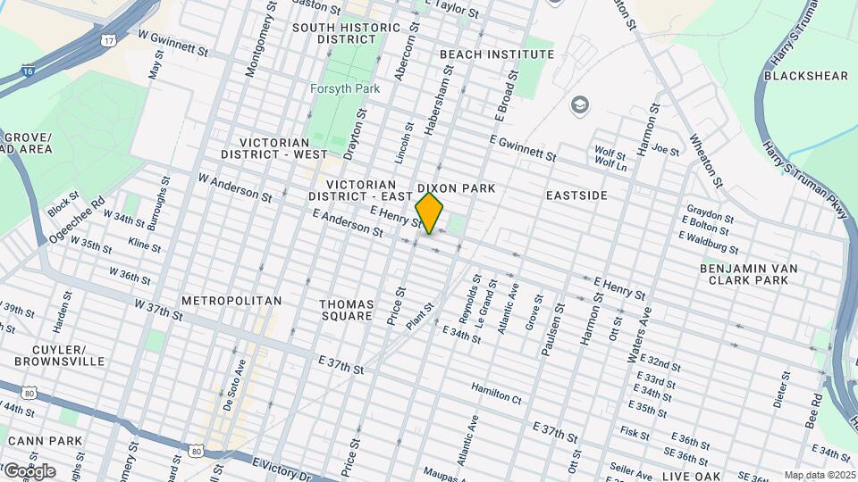 510 E Anderson St Map and Location Details