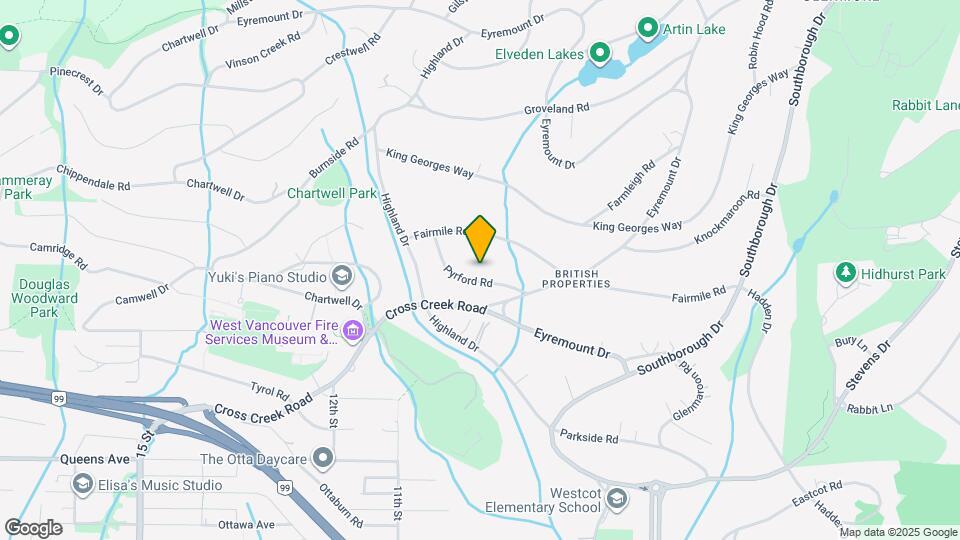 845 Pyrford Rd Map and Location Details