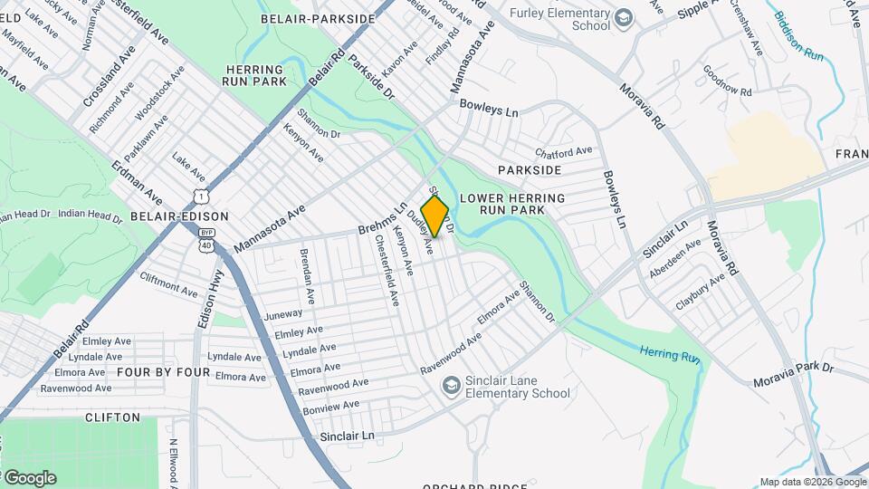 3566 Dudley Ave Map and Location Details