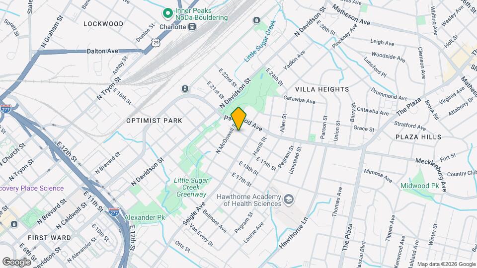 812 E 20th St Mapa y Detalles de la Ubicación