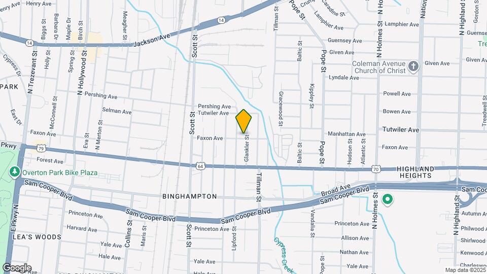 701 Glankler St Map and Location Details