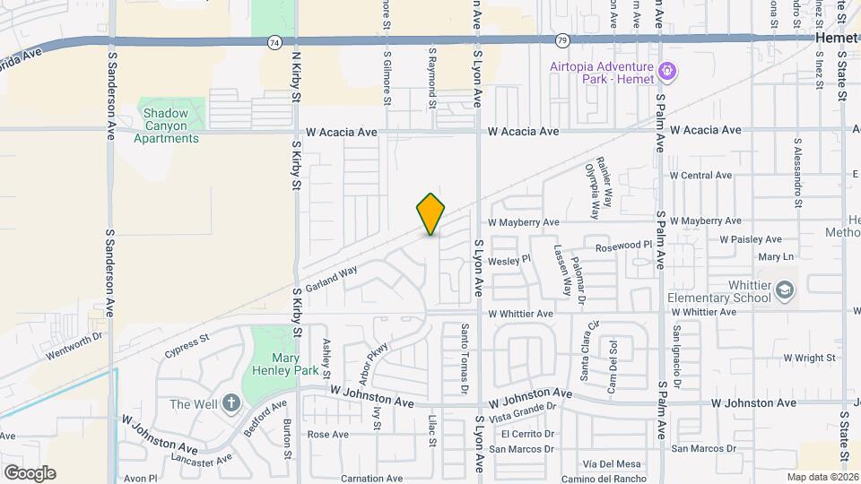 2057 Rosemary Ct Map and Location Details