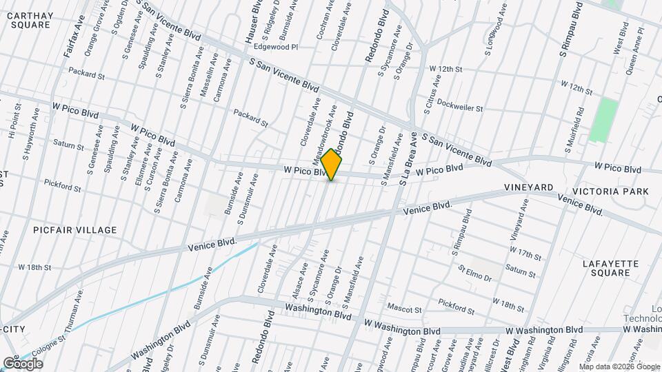 1420 Redondo Blvd Map and Location Details
