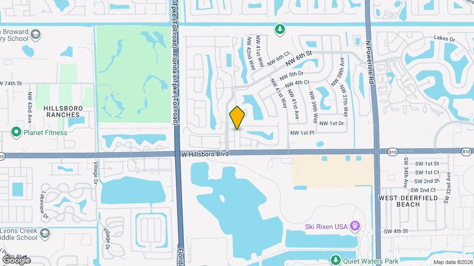 119 NW 44th Terrace Map and Location Details