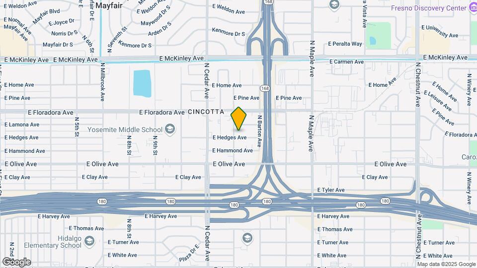 4421 E Hedges Ave Map and Location Details
