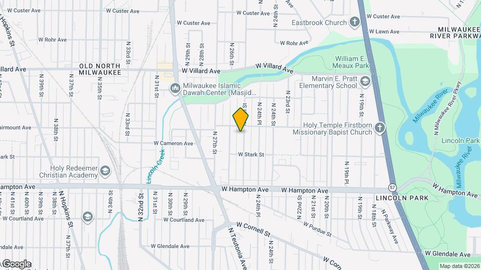 4953 N 25th St Map and Location Details